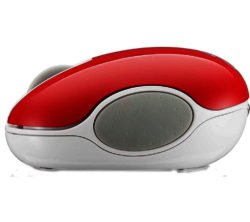 GOJI  GMWLRD15 Wireless Blue Trace Mouse - Red